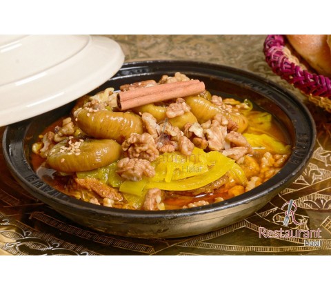 Tajine d'Agneau Figues et Noix