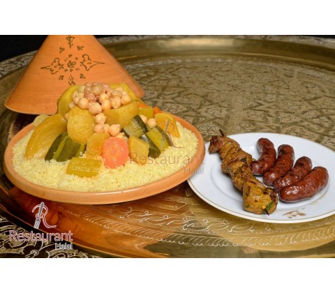 Couscous Brochettes Merguez 