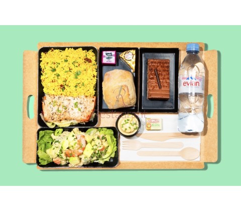 Pavé de Saumon Brisé Safrané